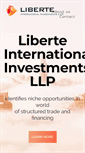 Mobile Screenshot of liberteinvestments.com